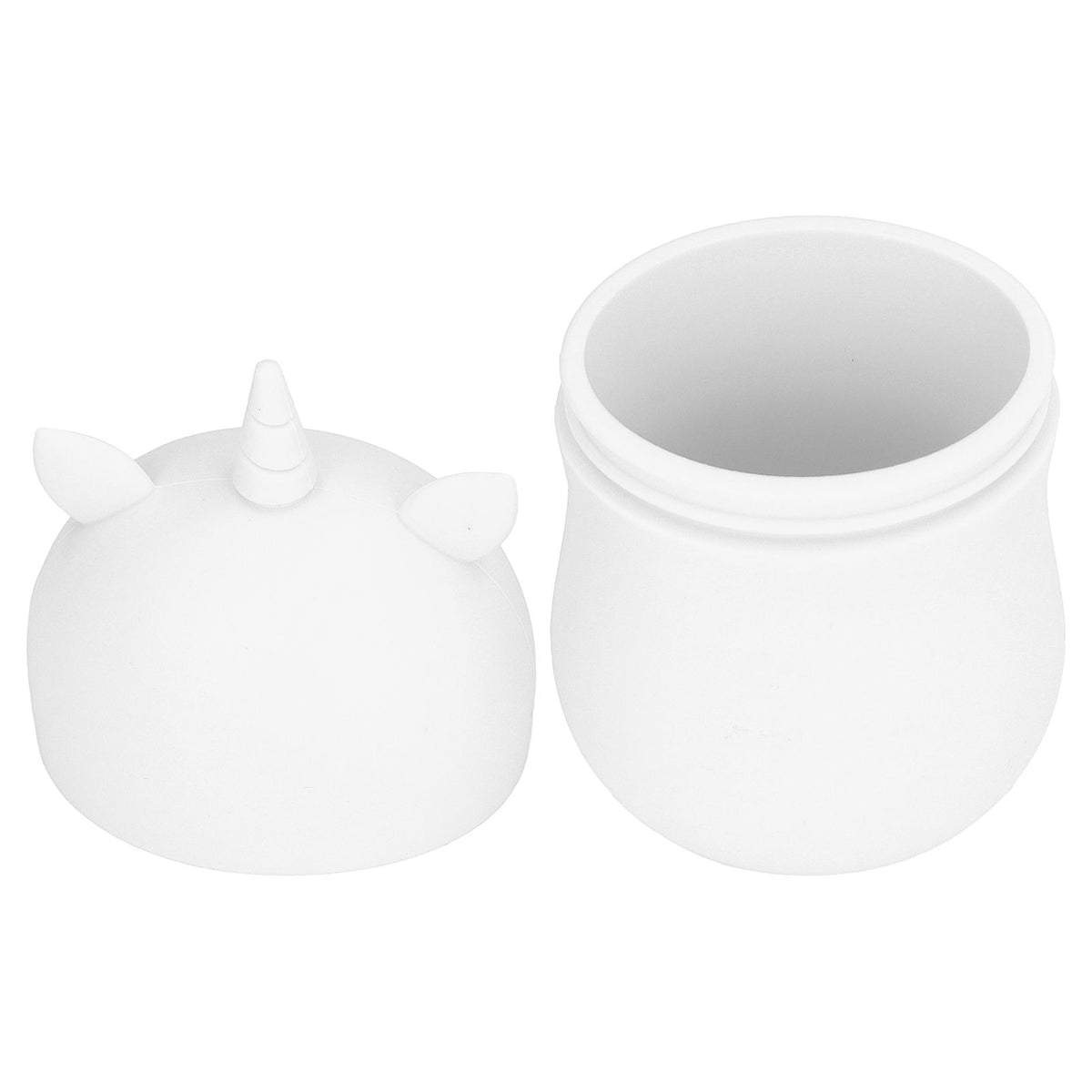 Ice Massage Roller Silica Gel Face Massage Shrink Pore Portable Facial Ice Roller Skin Care Ice Cube Tray White