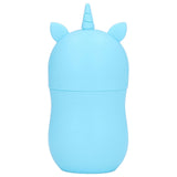 Ice Massage Roller Silica Gel Face Massage Shrink Pore Portable Facial Ice Roller Skin Care Ice Cube Tray Blue
