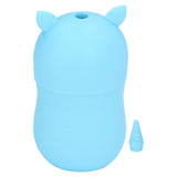 Ice Massage Roller Silica Gel Face Massage Shrink Pore Portable Facial Ice Roller Skin Care Ice Cube Tray Blue - Rear View