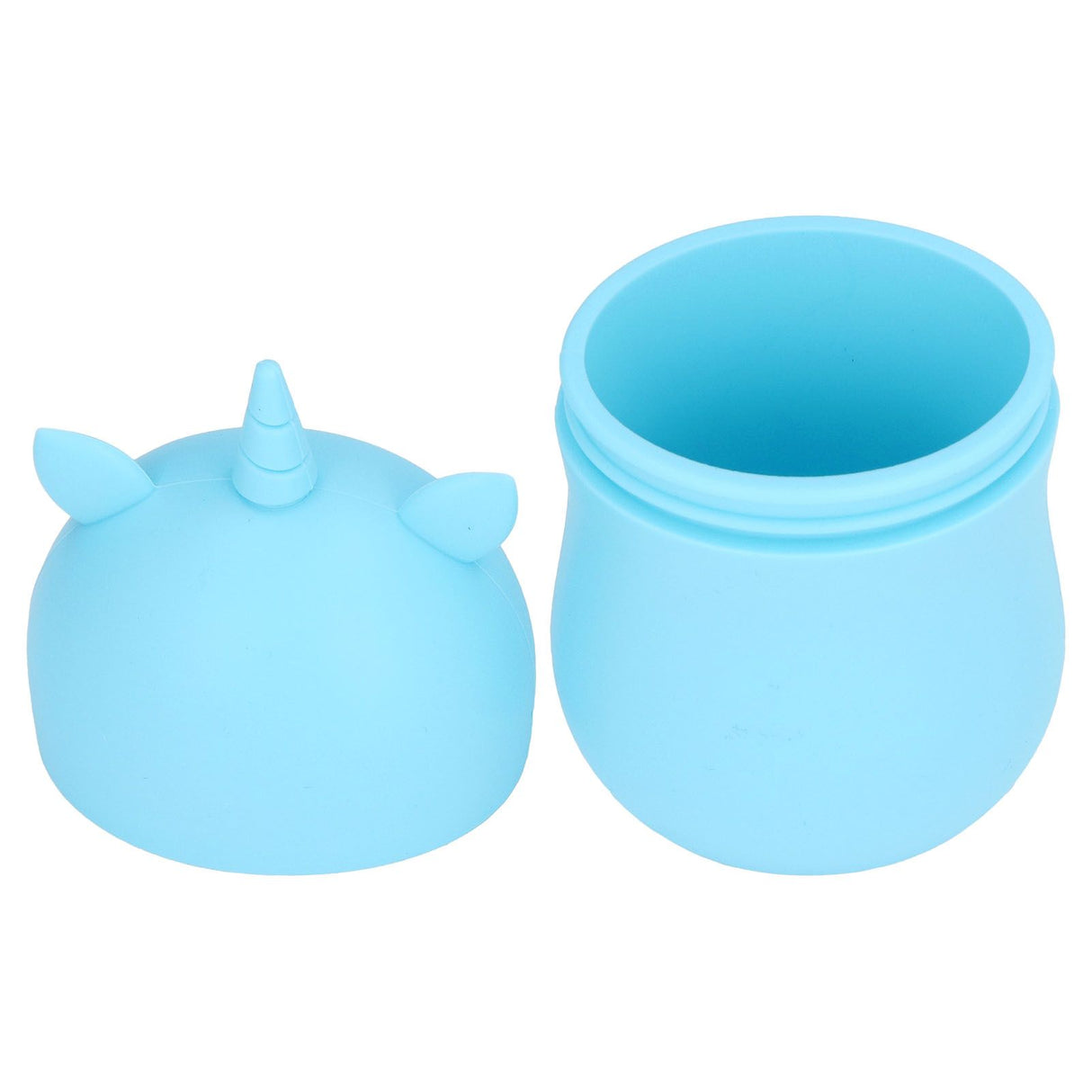 Ice Massage Roller Silica Gel Face Massage Shrink Pore Portable Facial Ice Roller Skin Care Ice Cube Tray Blue