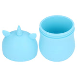 Ice Massage Roller Silica Gel Face Massage Shrink Pore Portable Facial Ice Roller Skin Care Ice Cube Tray Blue