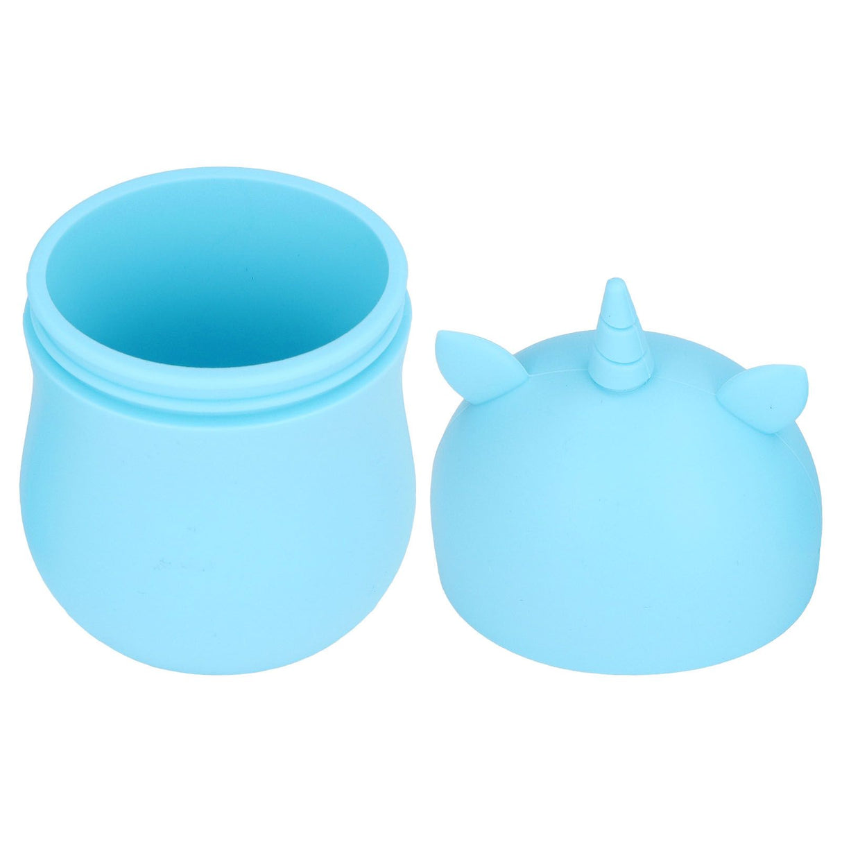 Ice Massage Roller Silica Gel Face Massage Shrink Pore Portable Facial Ice Roller Skin Care Ice Cube Tray Blue