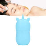 Ice Massage Roller Silica Gel Face Massage Shrink Pore Portable Facial Ice Roller Skin Care Ice Cube Tray Blue - Extra Image