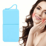 Ice Face Eye Roller Silicone Face Massage Ice Cube Roller Mold Skin Care Beauty Tool blue