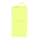 Ice Face Eye Roller Silicone Face Massage Ice Cube Roller Mold Skin Care Beauty Tool Fluorescent Yellow - Top-Down View