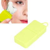 Ice Face Eye Roller Silicone Face Massage Ice Cube Roller Mold Skin Care Beauty Tool Fluorescent Yellow