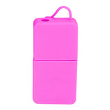 Ice Face Eye Roller Silicone Face Massage Ice Cube Roller Mold Skin Care Beauty Tool Rose Red - Top-Down View