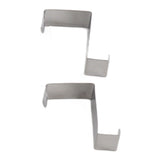 Hat Rack Stainless Steel Wall Mounted Practical Hat Organizer for Home Door Black