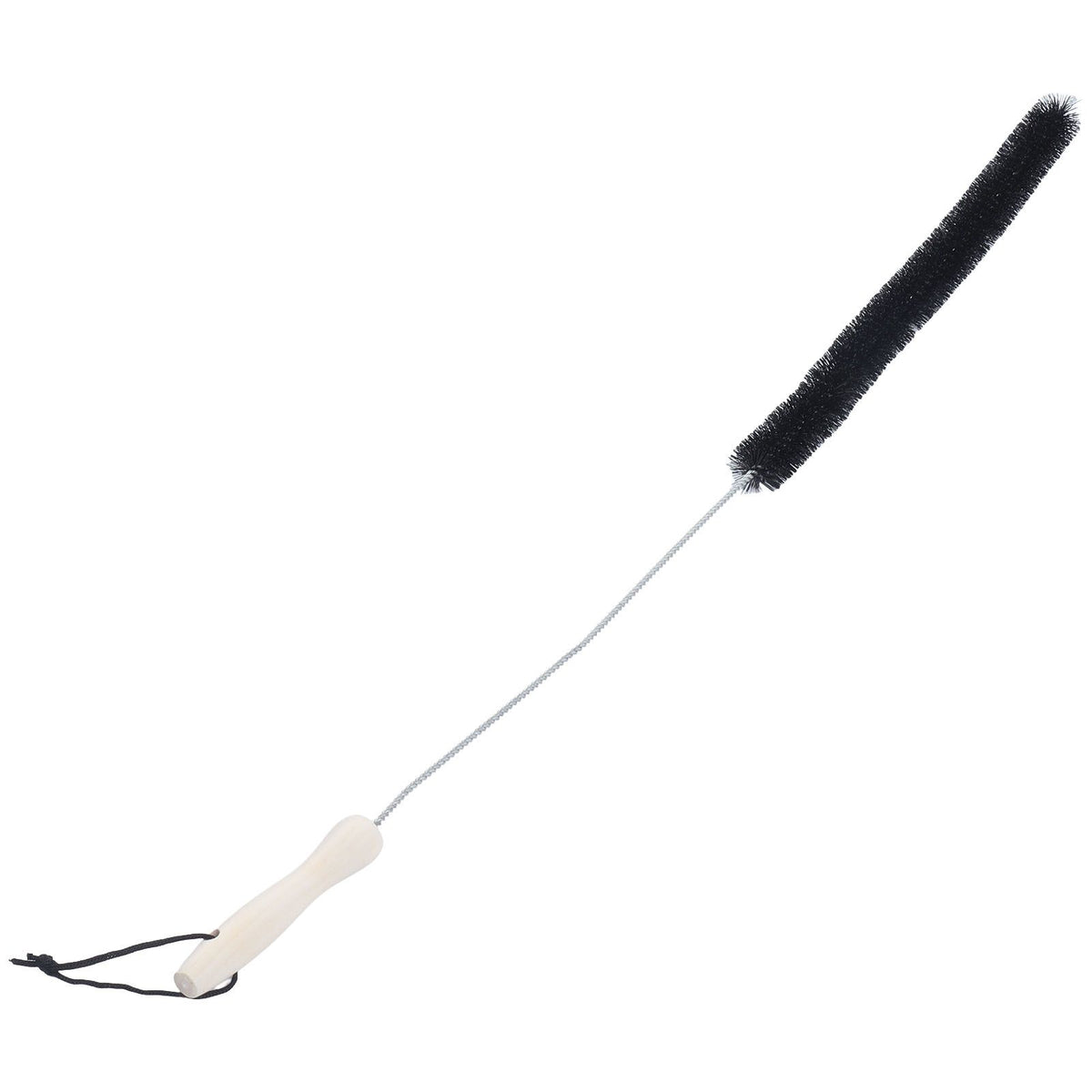 Stainless Steel Dryer Vent Cleaner Brush Multifunctional Bendable Pipe Cleaning Brush with Wood Handle for Home