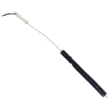 Stainless Steel Dryer Vent Cleaner Brush Multifunctional Bendable Pipe Cleaning Brush with Wood Handle for Home - Close-Up Angle
