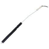 Stainless Steel Dryer Vent Cleaner Brush Multifunctional Bendable Pipe Cleaning Brush with Wood Handle for Home