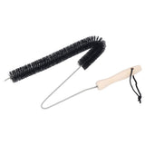 Stainless Steel Dryer Vent Cleaner Brush Multifunctional Bendable Pipe Cleaning Brush with Wood Handle for Home - Extra Image