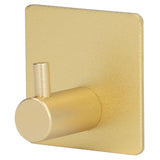 4pcs Towel Hook Aluminum Rustproof Waterproof Heavy Duty Adhesive Wall Hook for Hanging Coat Hat Towel Robe Golden - Extra Image