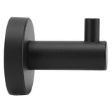 Stainless Steel Round Hook Wall Mount Towel Robe Coat Hook Utility Shower Towel Hanger for Bathroom Kitchen Home Hotel - Close-Up Angle
