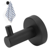 Stainless Steel Round Hook Wall Mount Towel Robe Coat Hook Utility Shower Towel Hanger for Bathroom Kitchen Home Hotel - Extra Image