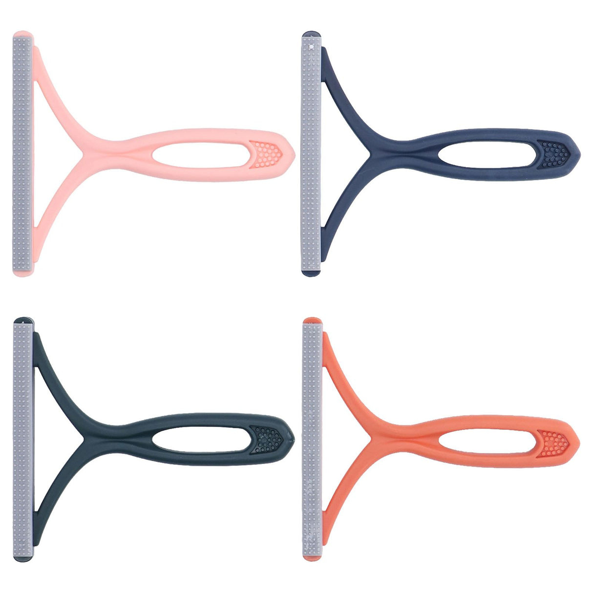 4pcs Double Sided Lint Remover Portable Fluff Shaver Carpet Cleaning Scraper for Home Clothing