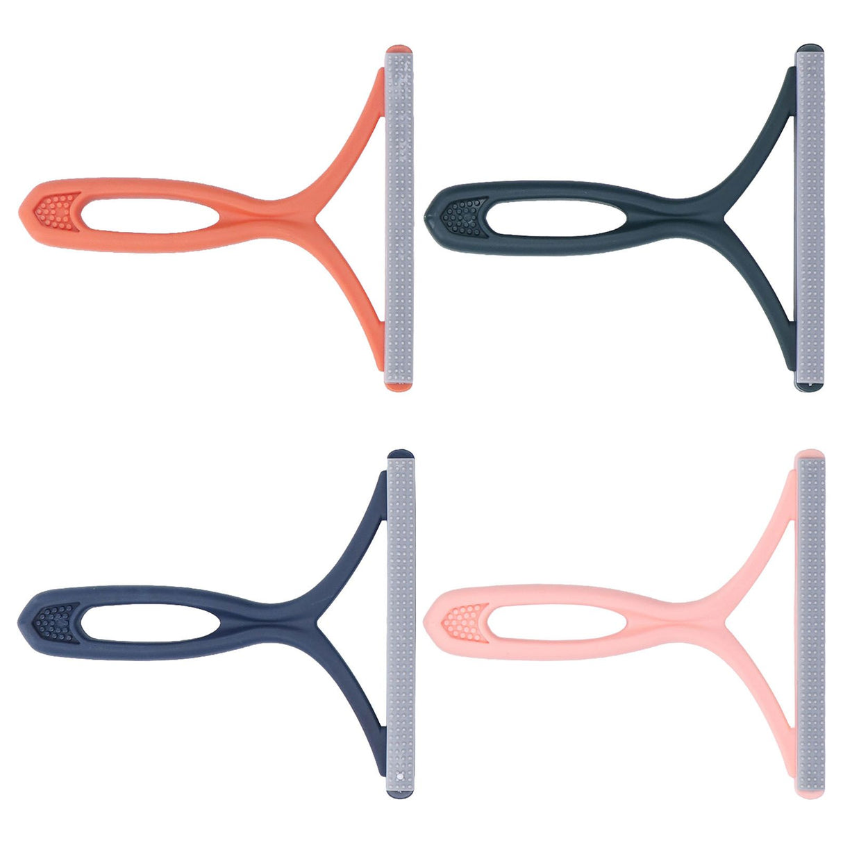 4pcs Double Sided Lint Remover Portable Fluff Shaver Carpet Cleaning Scraper for Home Clothing