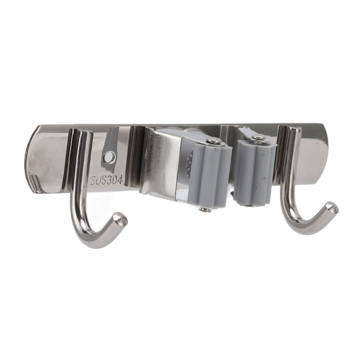 Wall Mounted Mop Organizer Holder Kitchen Bathroom Hardware Hook Pendant Balcony Mop Clip Rag Hook Punch Free Perforations