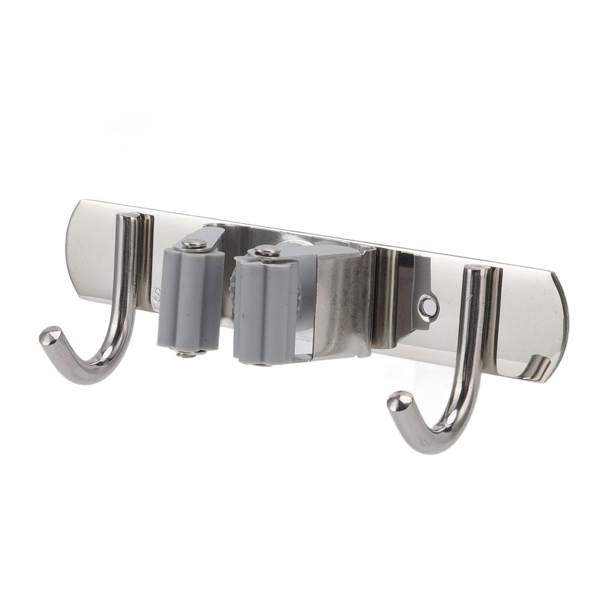 Wall Mounted Mop Organizer Holder Kitchen Bathroom Hardware Hook Pendant Balcony Mop Clip Rag Hook Punch Free Perforations