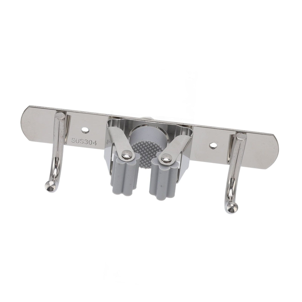 Wall Mounted Mop Organizer Holder Kitchen Bathroom Hardware Hook Pendant Balcony Mop Clip Rag Hook Punch Free Perforations