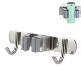 Wall Mounted Mop Organizer Holder Kitchen Bathroom Hardware Hook Pendant Balcony Mop Clip Rag Hook Punch Free Perforations - Extra Image