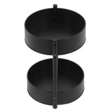 Rotating Spice Rack Countertop Double Layer Multi Functional 360 Degree Rotatable Spice Storage Shelf for Kitchen