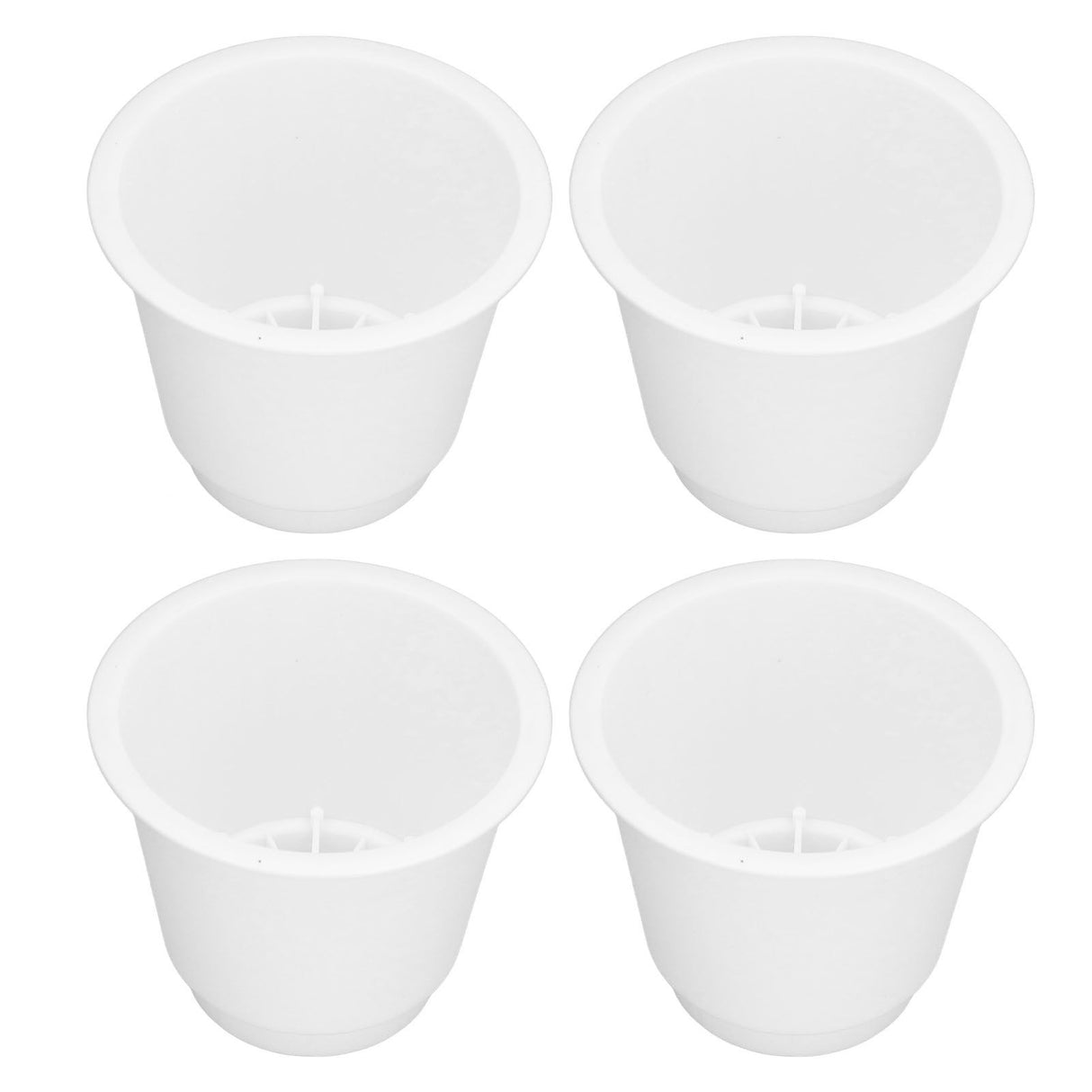 4Pcs 5 Inch Heavy Duty Round Furniture Bed Risers Lifter with Anti Slip Top for Table Chair Desk Sofa