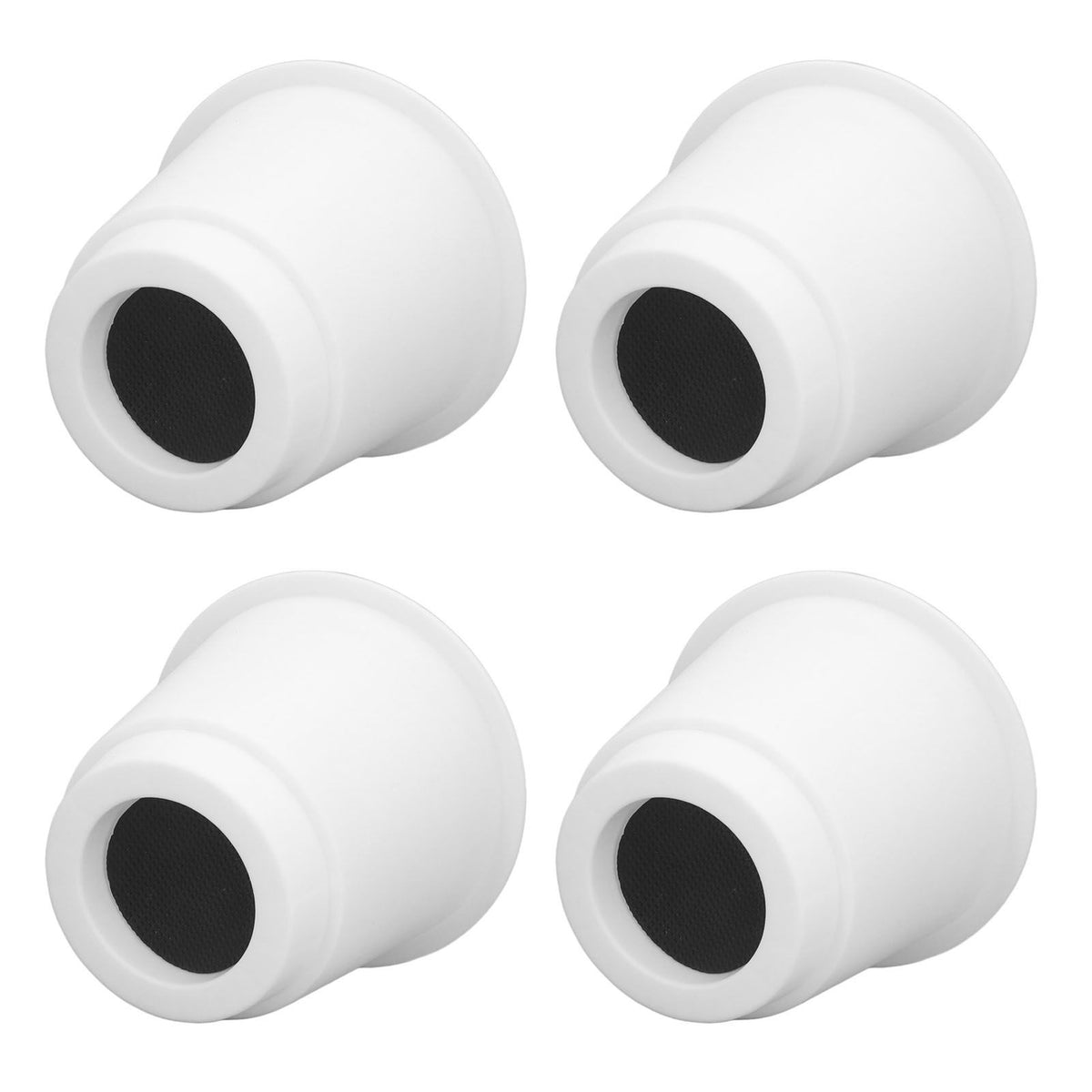 4Pcs 5 Inch Heavy Duty Round Furniture Bed Risers Lifter with Anti Slip Top for Table Chair Desk Sofa