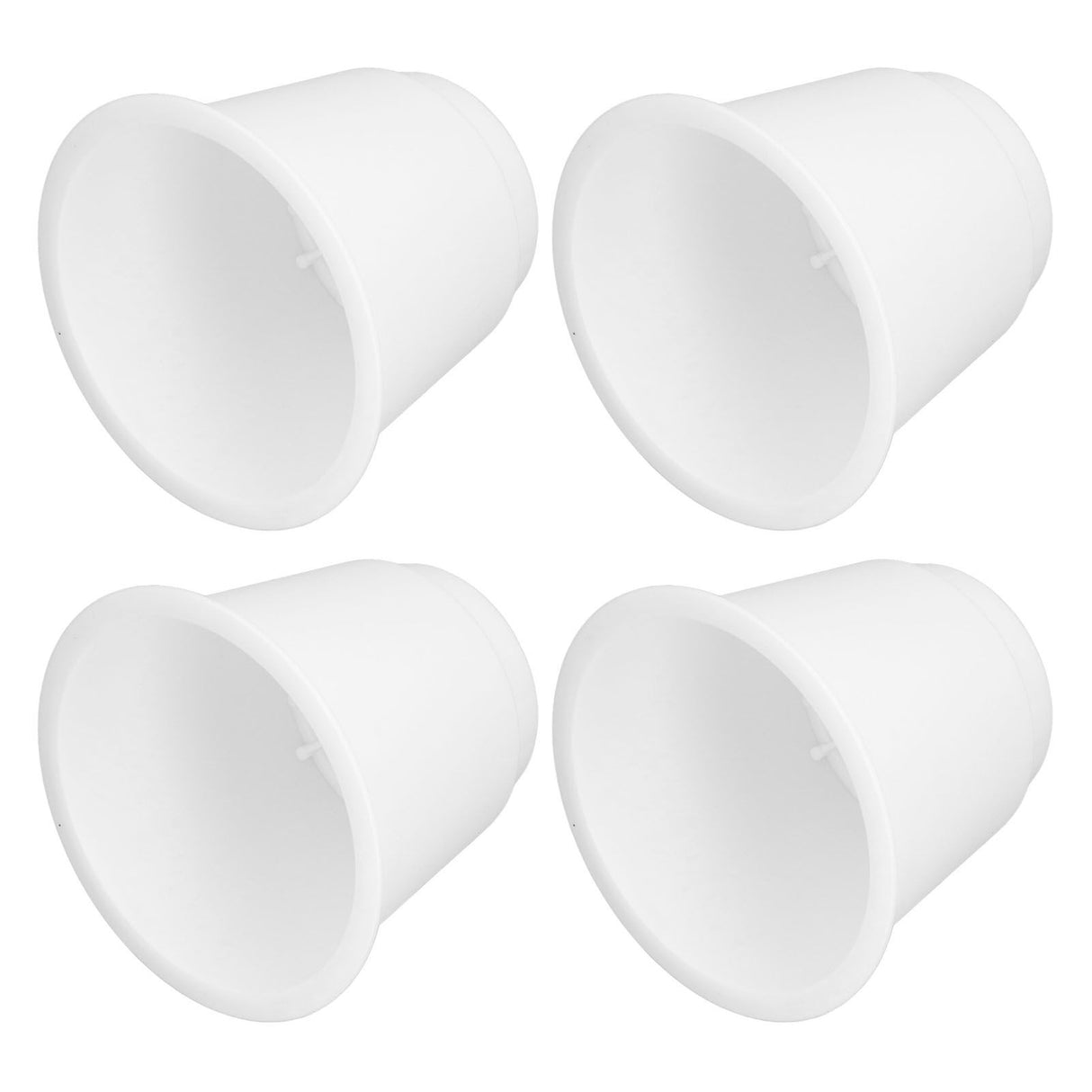 4Pcs 5 Inch Heavy Duty Round Furniture Bed Risers Lifter with Anti Slip Top for Table Chair Desk Sofa