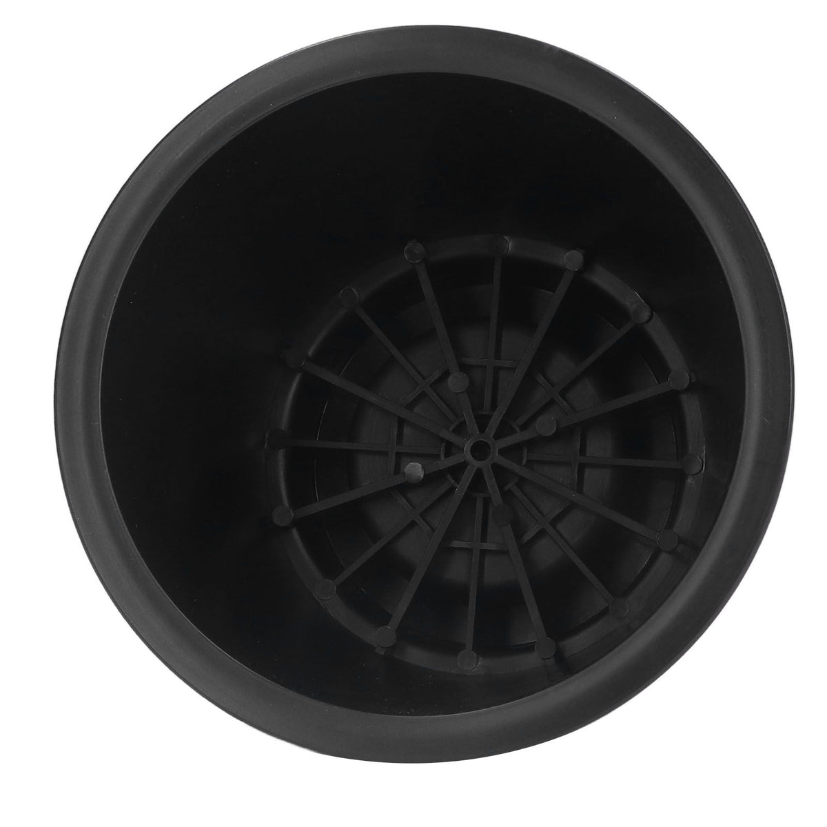 4 Pcs Plastic Furniture Risers 5 Inch Heavy Duty Stackable Circle Bed Lifter for Bed Chair Table Sofa Black