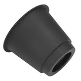4 Pcs Plastic Furniture Risers 5 Inch Heavy Duty Stackable Circle Bed Lifter for Bed Chair Table Sofa Black - Extra Image