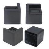 4pcs Bed Risers Corner Fixed Casters Increasing Height 2200 Lb Load Bearing Plastic Furniture Leg Risers for Home