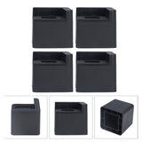 4pcs Bed Risers Corner Fixed Casters Increasing Height 2200 Lb Load Bearing Plastic Furniture Leg Risers for Home - Extra Image
