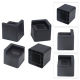 4pcs Bed Risers Corner Fixed Casters Increasing Height 2200 Lb Load Bearing Plastic Furniture Leg Risers for Home