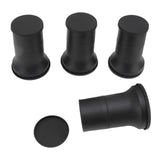 4pcs Round Furniture Lifters with Rubber Non Slip Pads Plastic Bed and Furniture Raisers Set - Extra Image