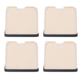 4Pcs Bed Risers Plastic Anti Vibration Pads Furniture Risers for Washing Machine Cabinet Sofa