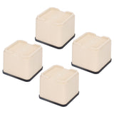 4Pcs Bed Risers Plastic Anti Vibration Pads Furniture Risers for Washing Machine Cabinet Sofa