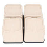 4Pcs Bed Risers Plastic Anti Vibration Pads Furniture Risers for Washing Machine Cabinet Sofa