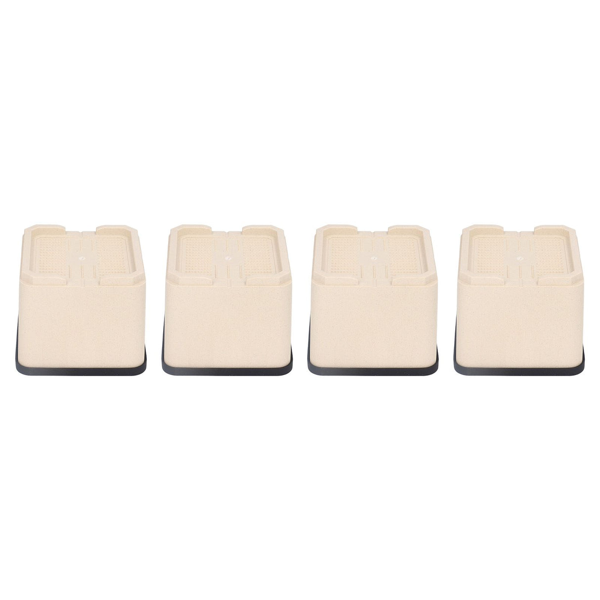 4Pcs Bed Risers Plastic Anti Vibration Pads Furniture Risers for Washing Machine Cabinet Sofa