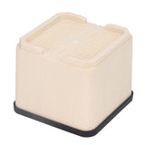 4Pcs Bed Risers Plastic Anti Vibration Pads Furniture Risers for Washing Machine Cabinet Sofa - Extra Image