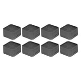8 Set Full Covered Bed Risers Anti Slip Stackable Furniture Risers for Cabinet Washing Machine Base Tables Chairs