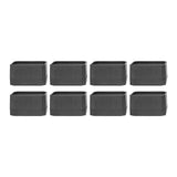 8 Set Full Covered Bed Risers Anti Slip Stackable Furniture Risers for Cabinet Washing Machine Base Tables Chairs