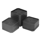 8 Set Full Covered Bed Risers Anti Slip Stackable Furniture Risers for Cabinet Washing Machine Base Tables Chairs