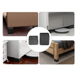 8 Set Full Covered Bed Risers Anti Slip Stackable Furniture Risers for Cabinet Washing Machine Base Tables Chairs