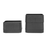 8 Set Full Covered Bed Risers Anti Slip Stackable Furniture Risers for Cabinet Washing Machine Base Tables Chairs