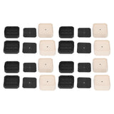 8 Set Full Covered Bed Risers Shockproof Stackable Furniture Risers for Refrigerator Washing Machine Base Tables Chairs