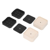 8 Set Full Covered Bed Risers Shockproof Stackable Furniture Risers for Refrigerator Washing Machine Base Tables Chairs