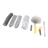 9pcs Microfiber Duster Kit Extendable Feather Duster House Cleaning Tool for Ceiling Fan Car - Extra Image