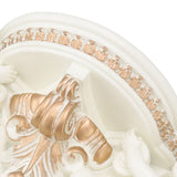 Resin Angel Wall Shelf European Exquisite Beautiful Decoration Rack for Bedroom Living Room Kitchen Beige Gold - Extra Image