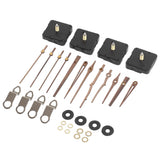 Clock Repairing Replacement Kit with Walnut Wood Hands and Quartz Movement Parts for Watch DIY